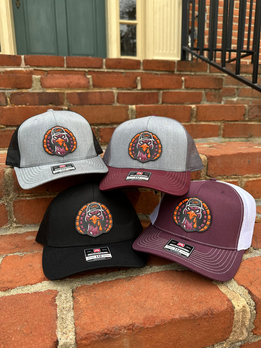 Turkey with WIN Embroidered Patch Hat - Trucker/Baseball