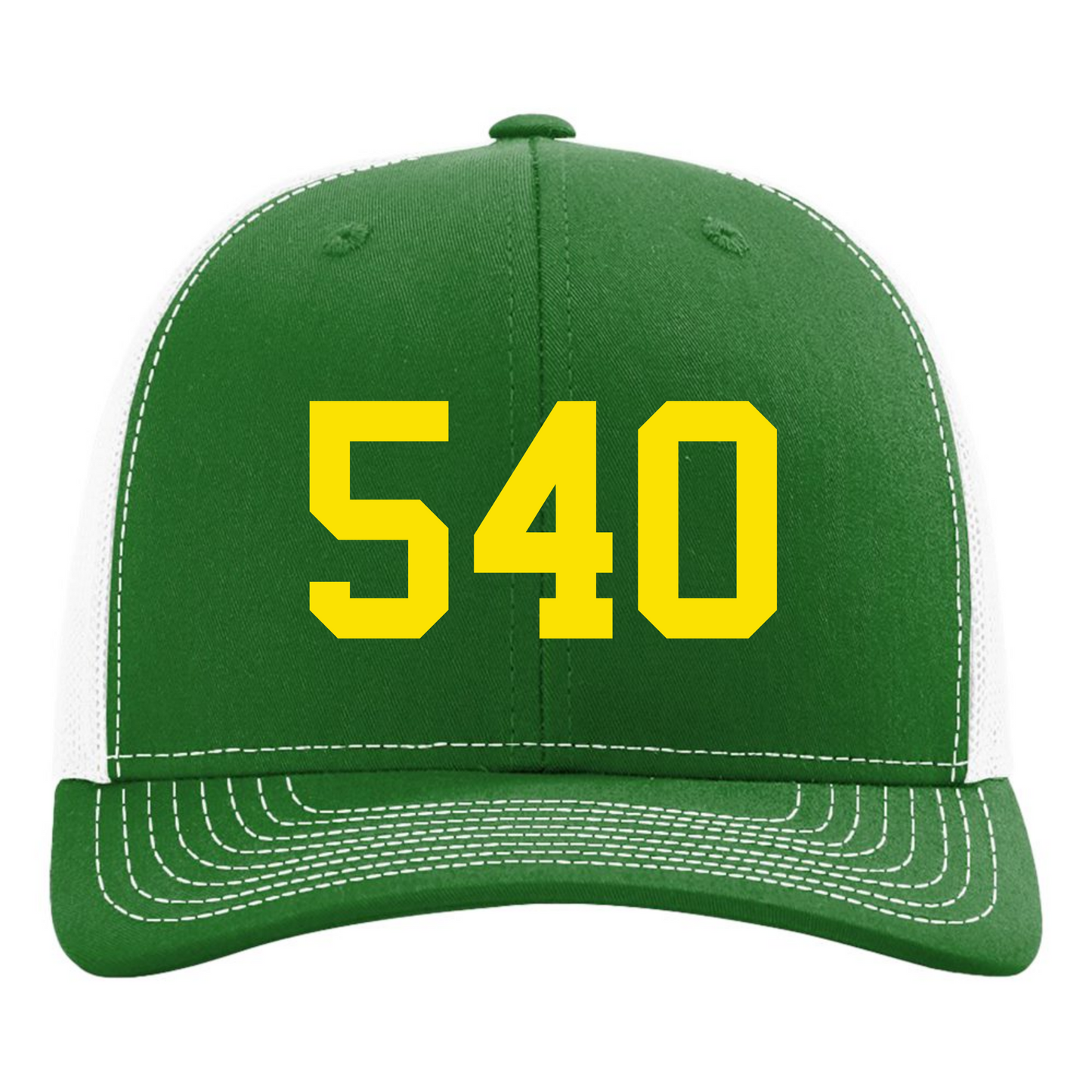 540 Hat - Green and Yellow