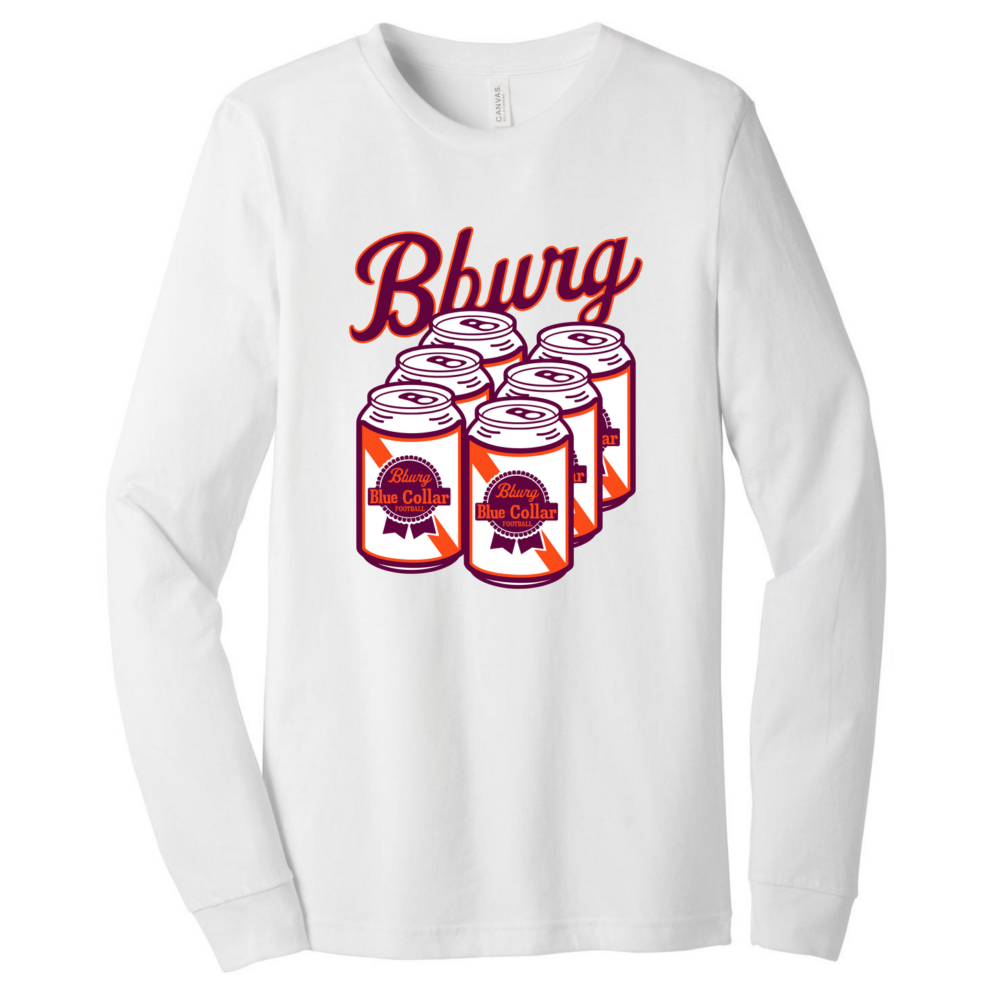 Blue Collar Football (6 Cans) - Shirts, Crewneck, Hoodie