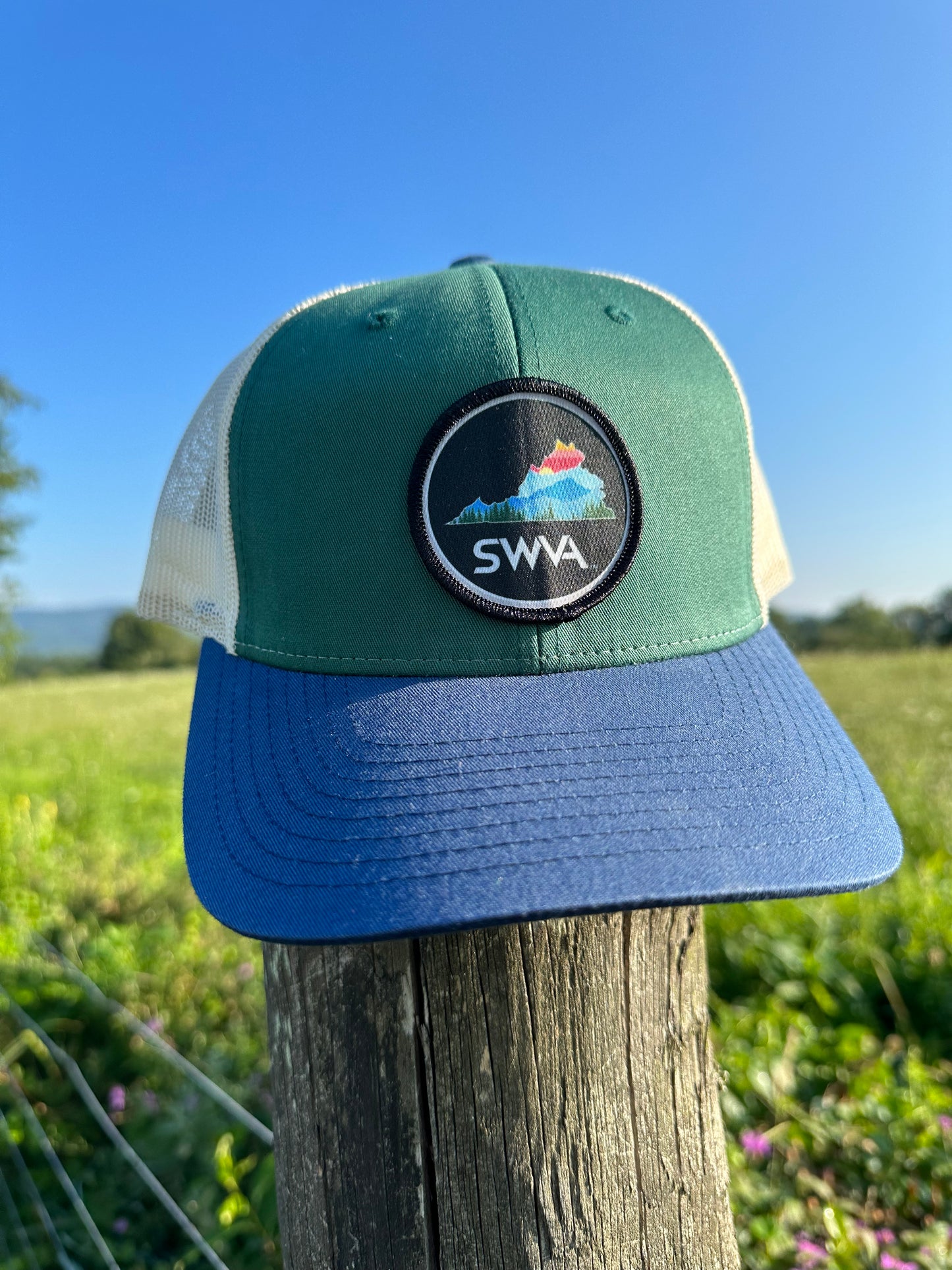 SWVA Trucker - Green/Blue/Khaki