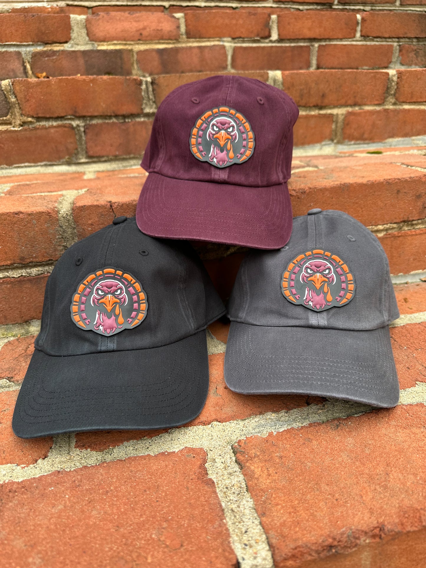 Turkey Rubber Patch Hat - Trucker/Baseball