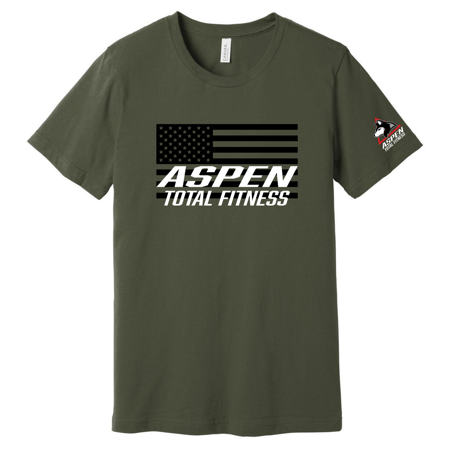 US Flag - Aspen Total Fitness T-Shirt