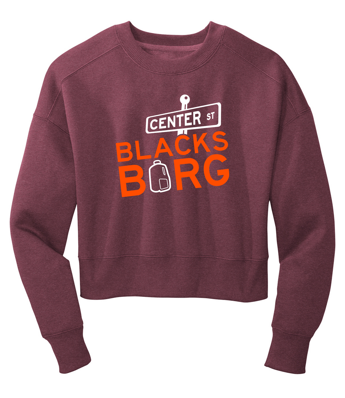 Blacks'Borg' Cropped Crew