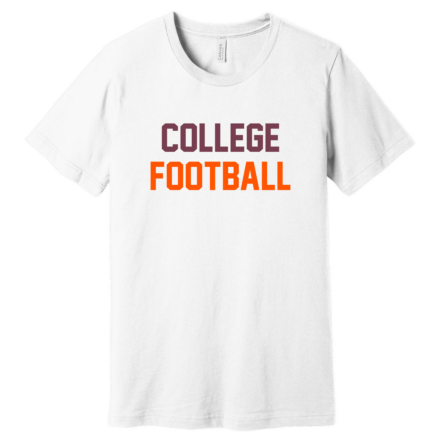 College Football Short/Long Sleeve Shirt