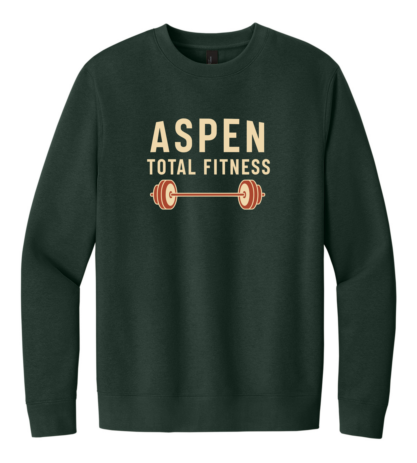 Aspen Total Fitness Barbell Hoodie/Crewneck