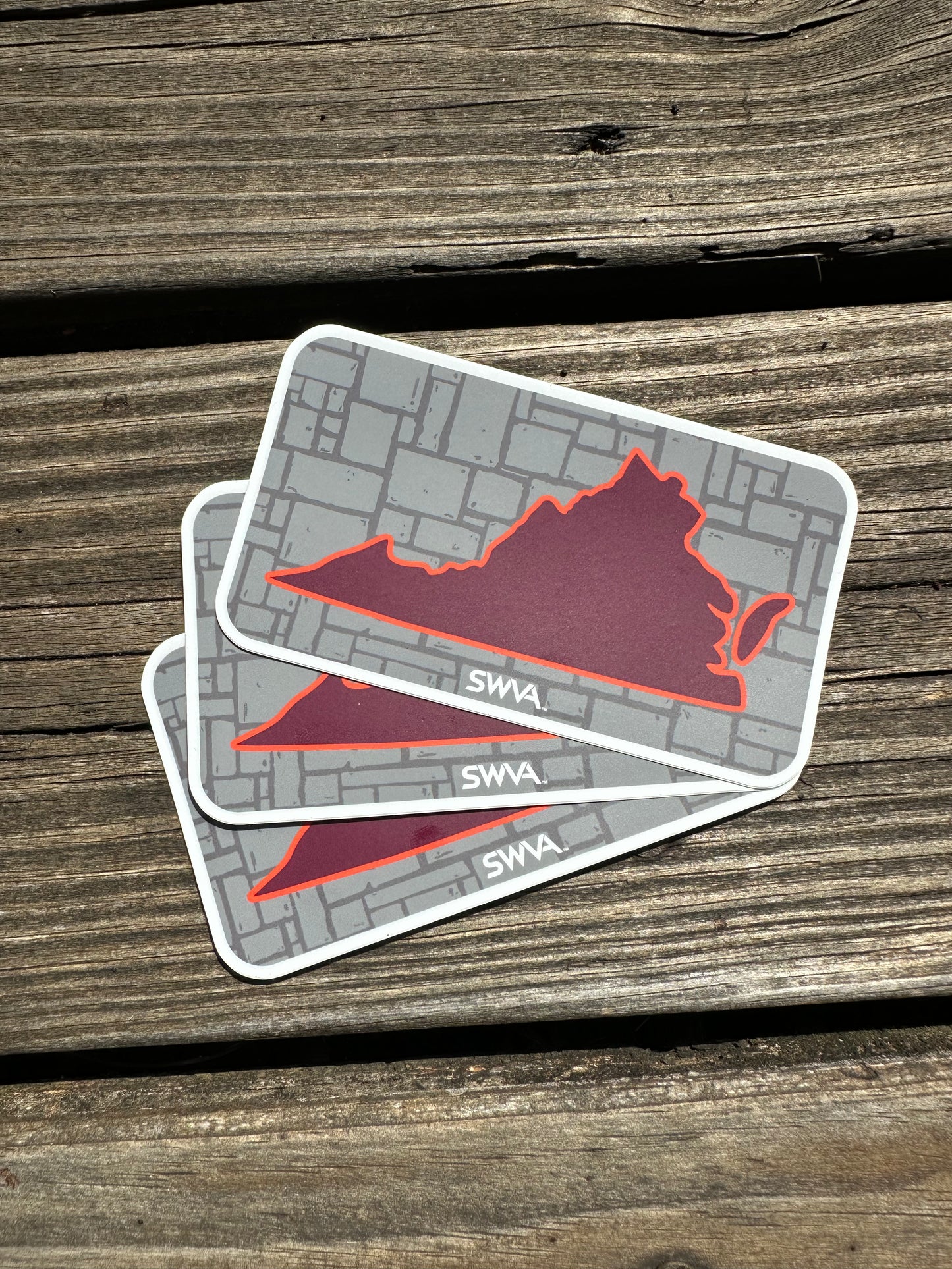 Virginia Stone Sticker
