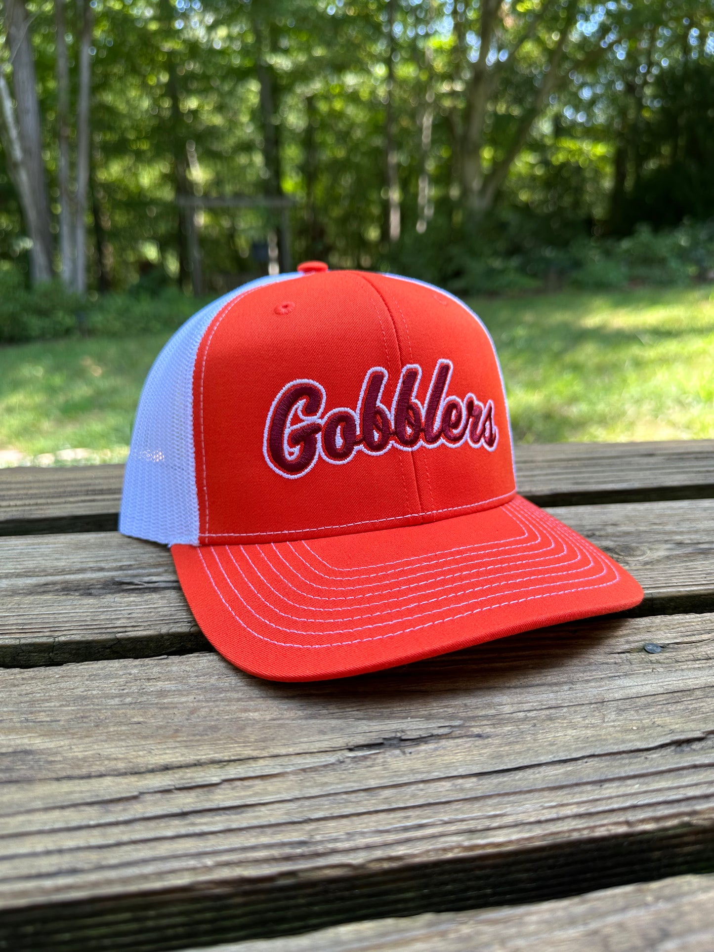 Gobblers - Orange/White Trucker Hat