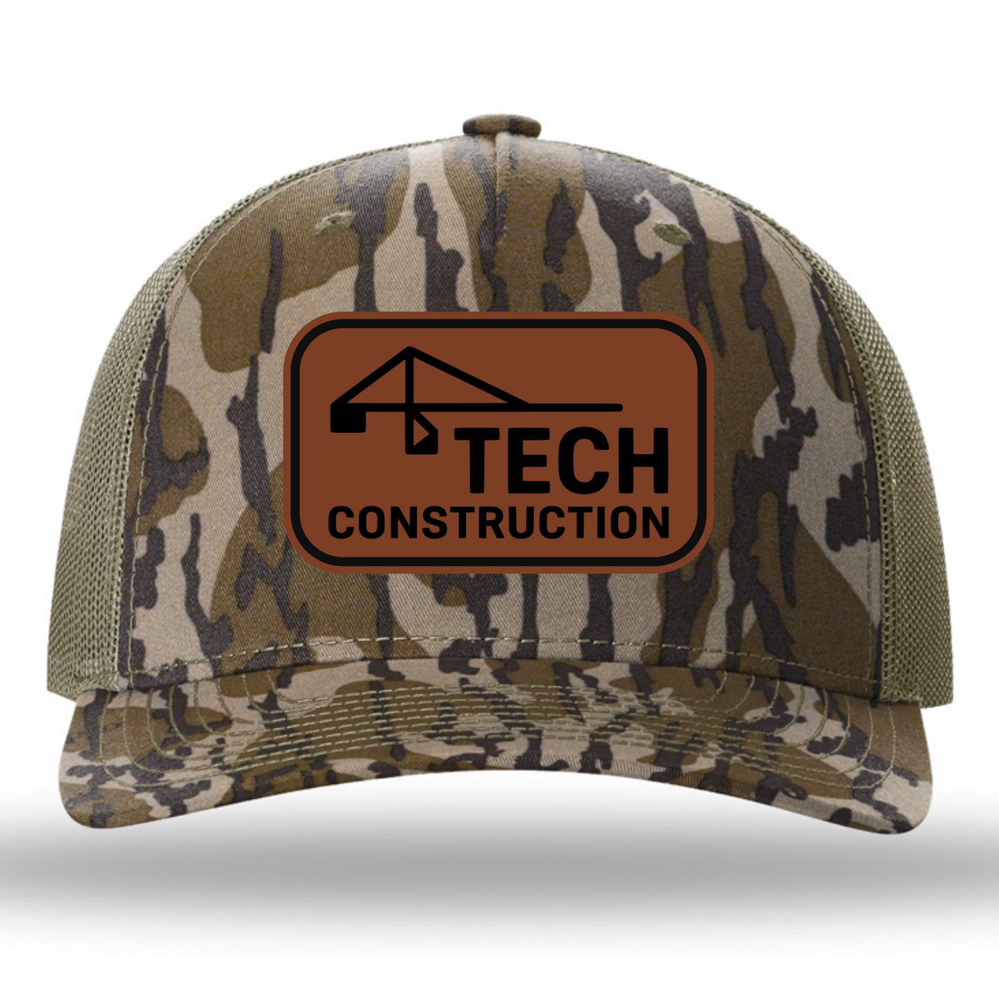 Tech Construction Leather Patch Hat