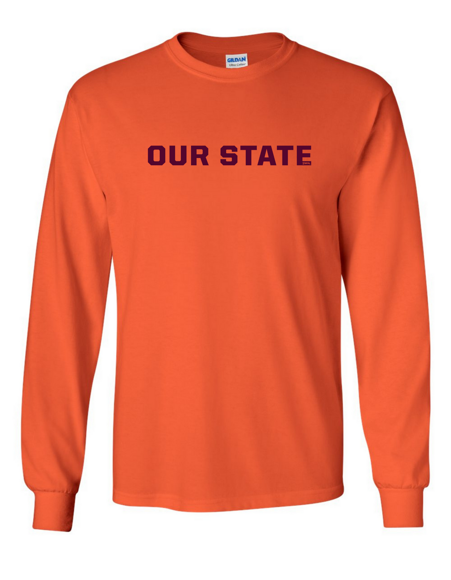 "This is my school. This is home. That's it." - Long Sleeve Shirt (Orange) - SALE