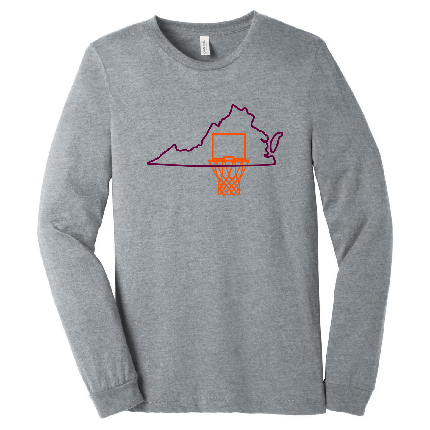 VA Hoops - Maroon/Orange