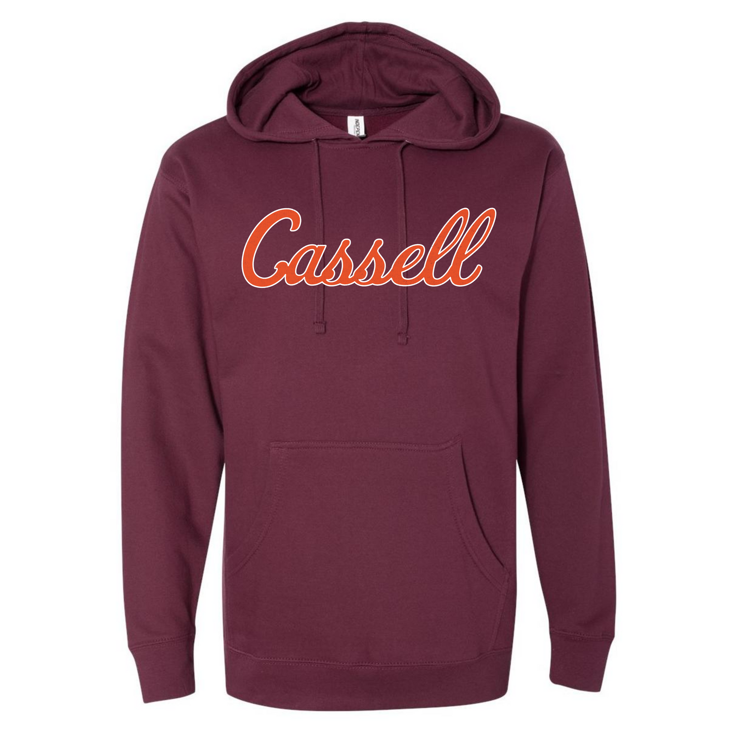 Cassell Script Hoodie - Maroon