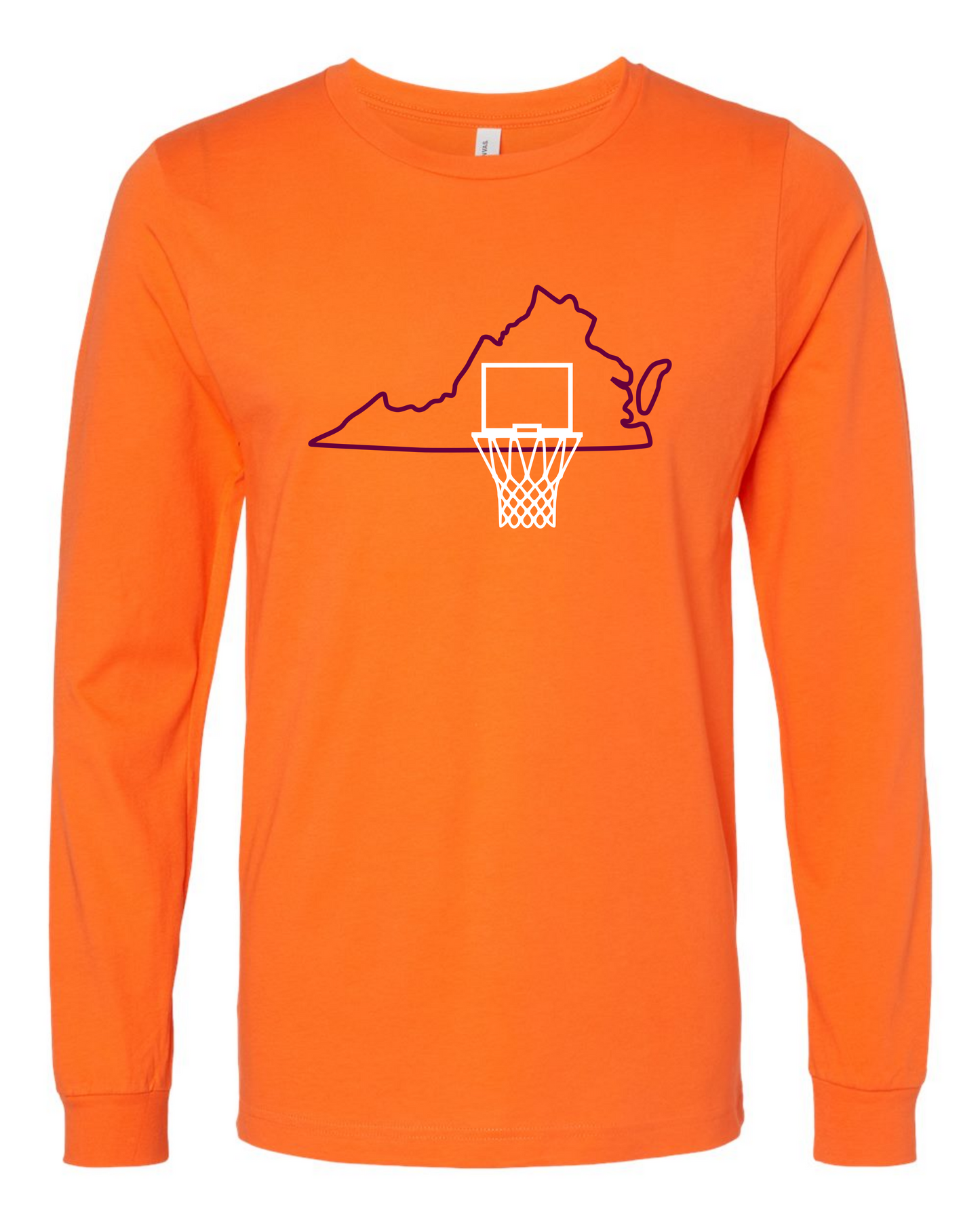 VA Hoops - Maroon/Orange