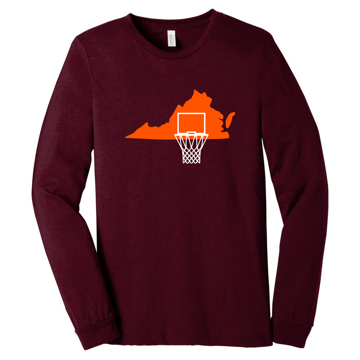 VA Hoops - Maroon/Orange
