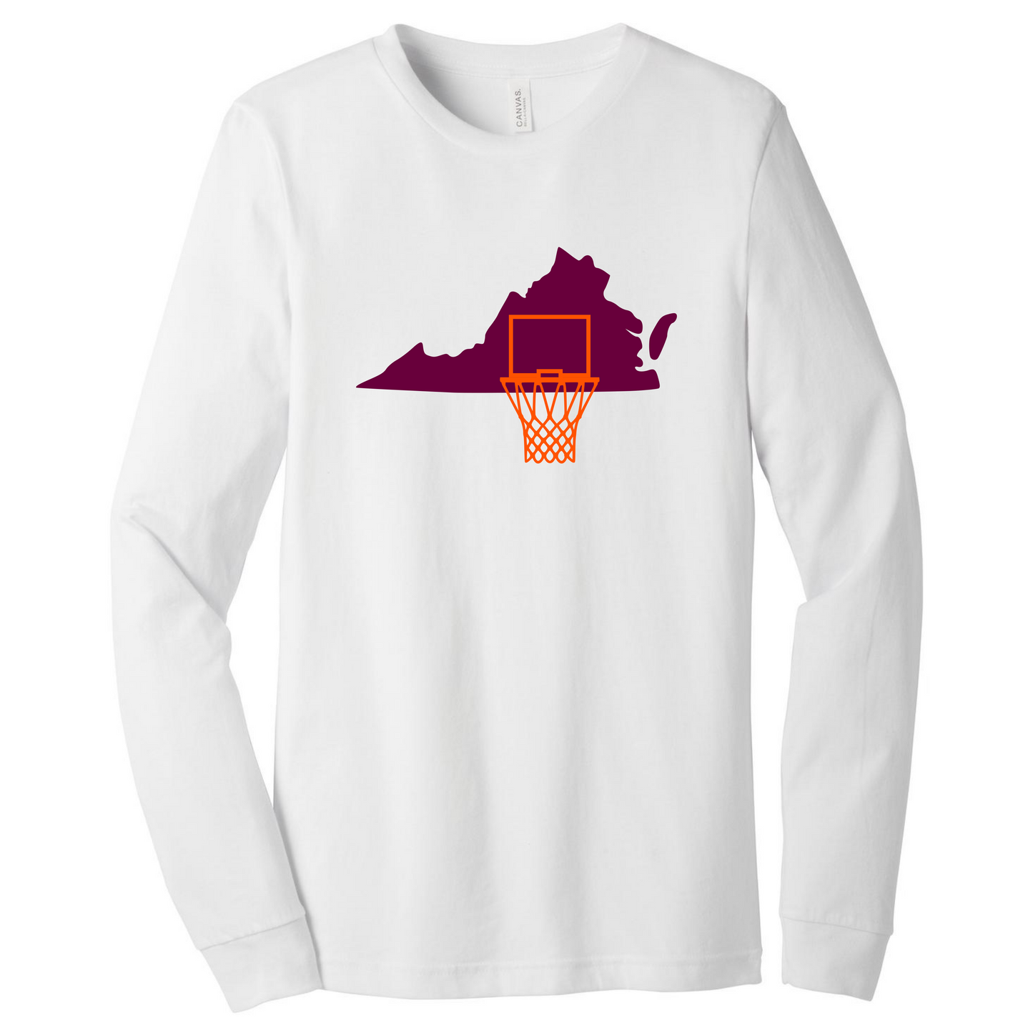 VA Hoops - Maroon/Orange