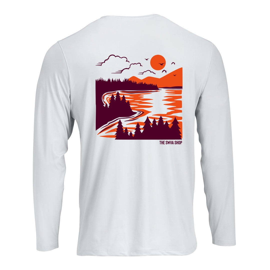 SWVA River Sun Shirt (Maroon/Orange)