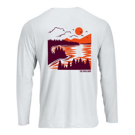 SWVA River Sun Shirt (Maroon/Orange)