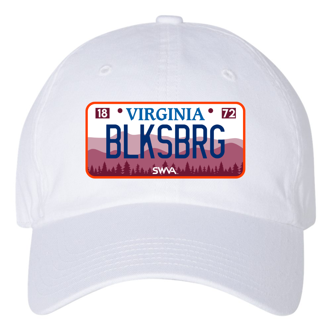 BLKSBRG License Plate Hat - Trucker/Baseball Hat