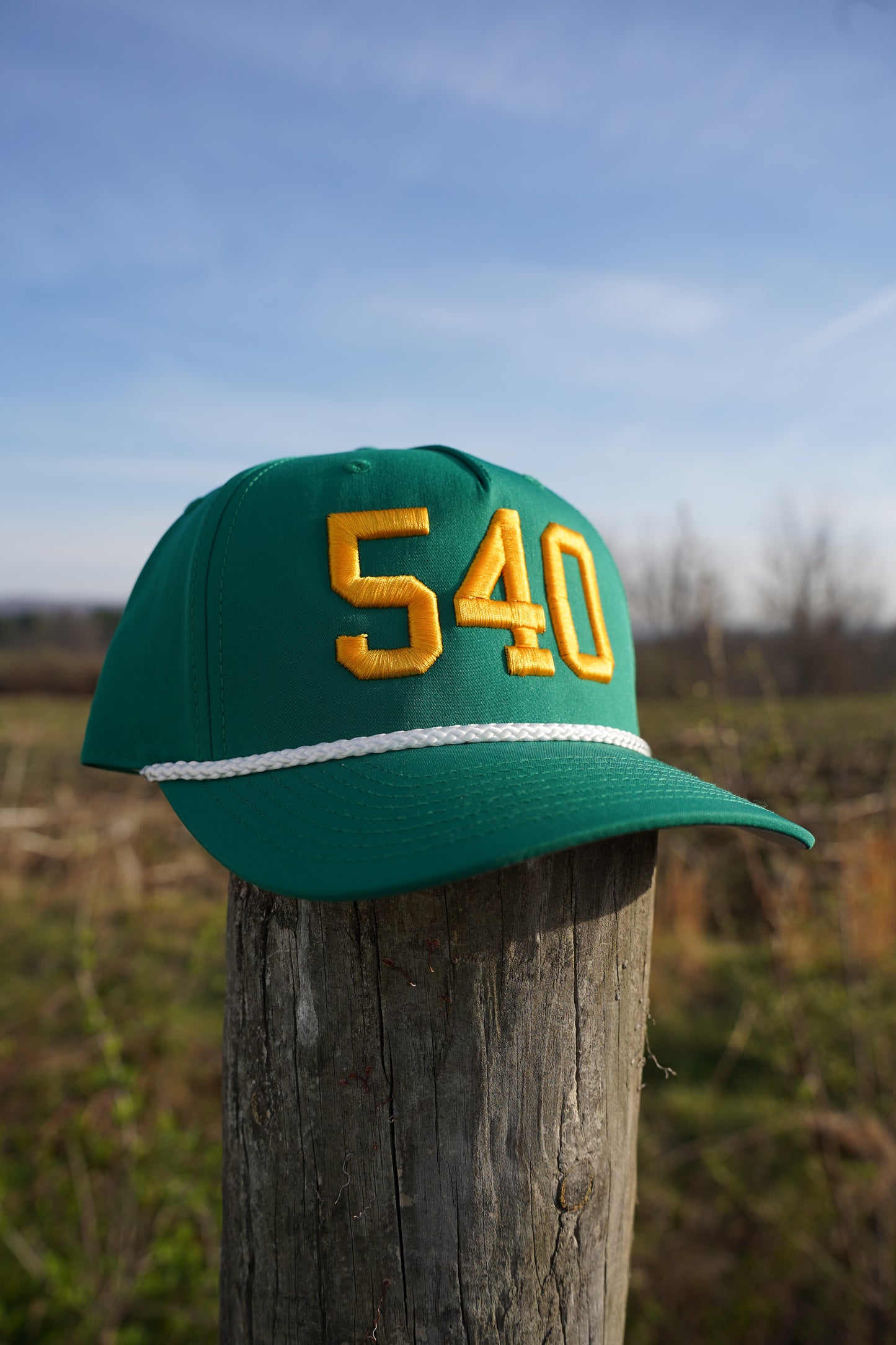 540 Hat - Green and Yellow