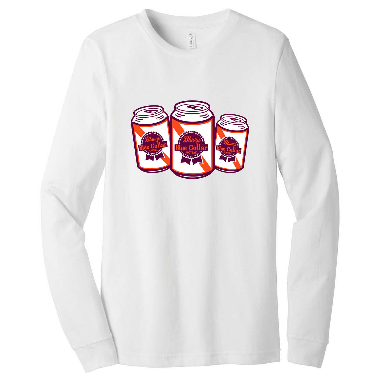 Blue Collar Football (3 Cans) - Shirts, Crewneck, Hoodie