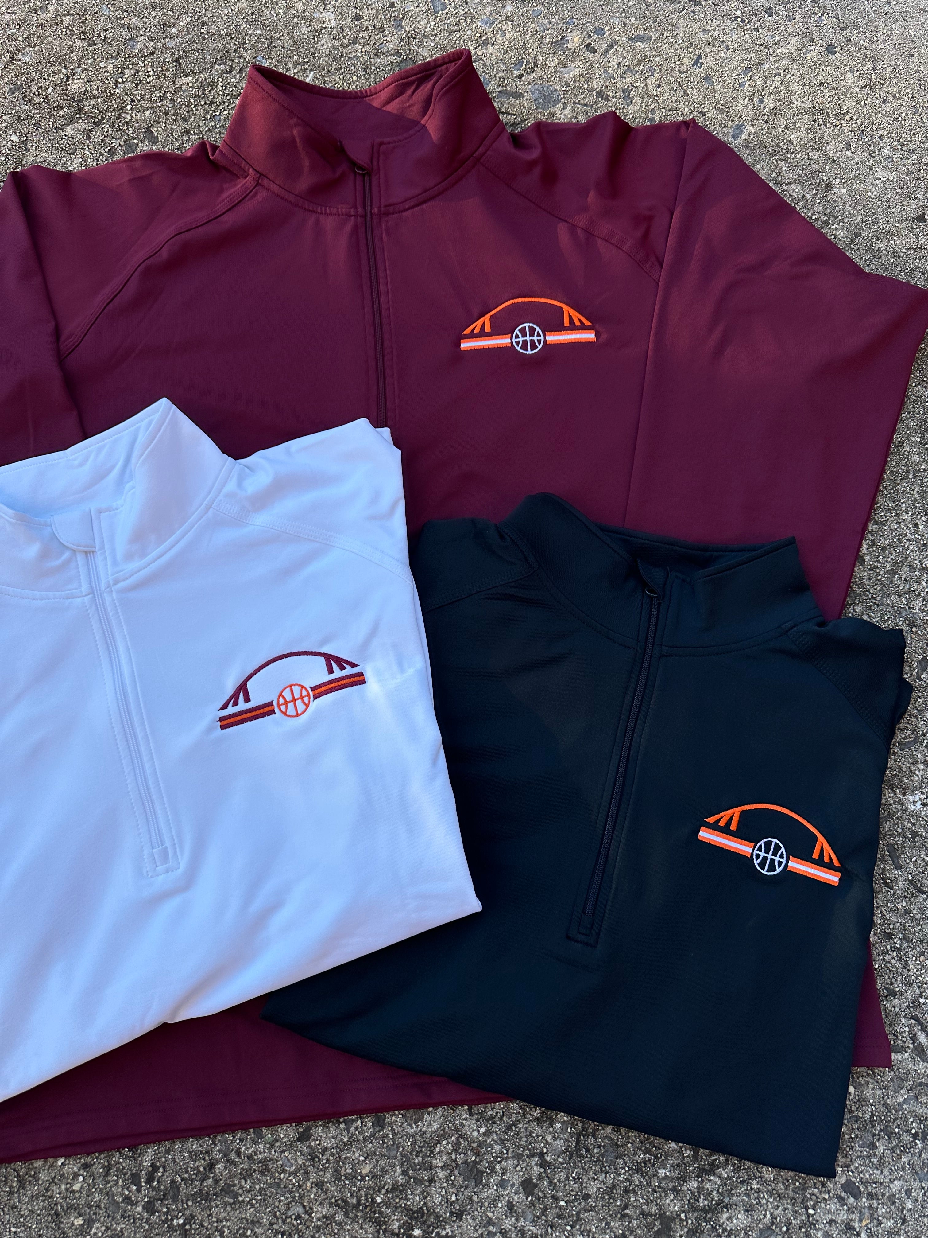 Cassell Arch Basketball Quarter-Zip – The SWVA Shop