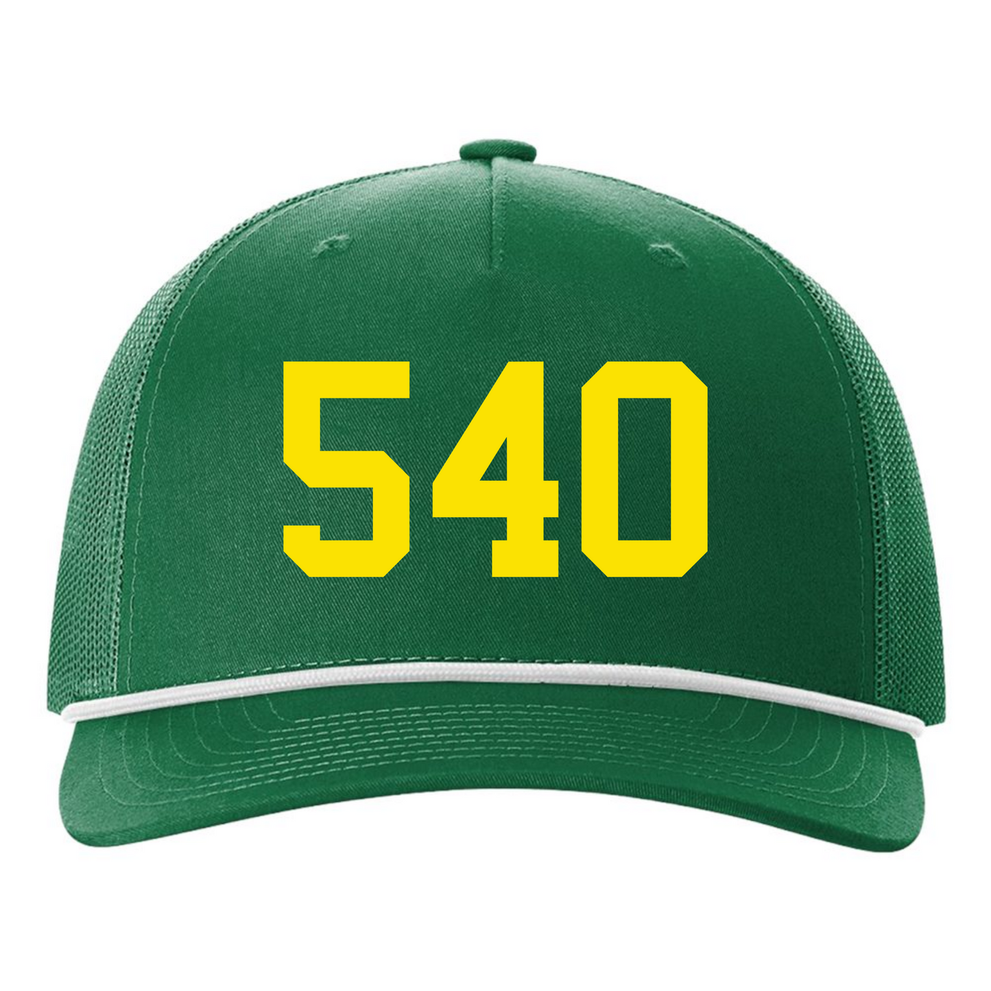 540 Hat - Green and Yellow
