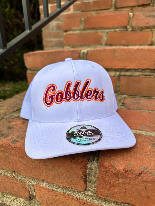 Gobblers - White Trucker Hat