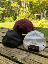 Load image into Gallery viewer, Turkey Tracks Maroon/Orange Flag Hat - Trucker/Dad Hat
