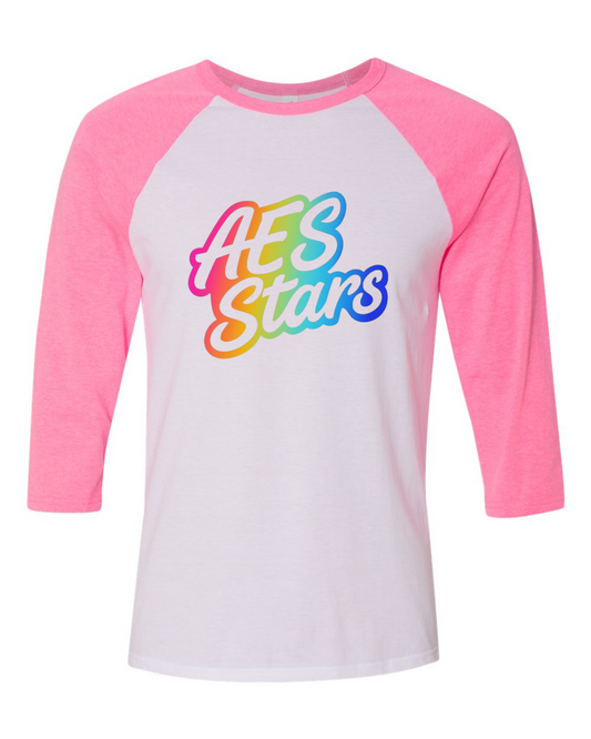 AES Stars Shirt - Neon Pink