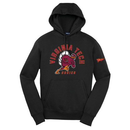 HokieBird Football Mascot Arch Hoodie (Virginia Tech)