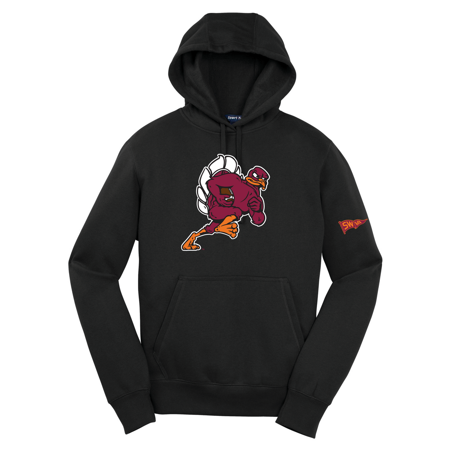 HokieBird Football Mascot Hoodie (Virginia Tech)