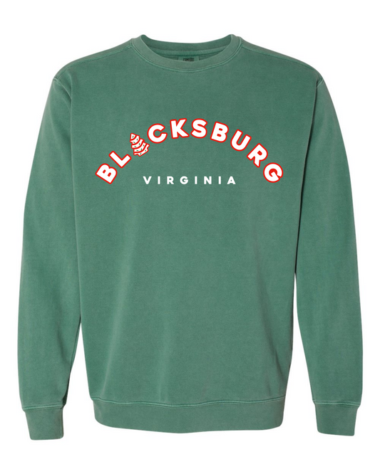 Blacksburg Christmas Cakes - Crewneck Sweater/Long Sleeve Shirt