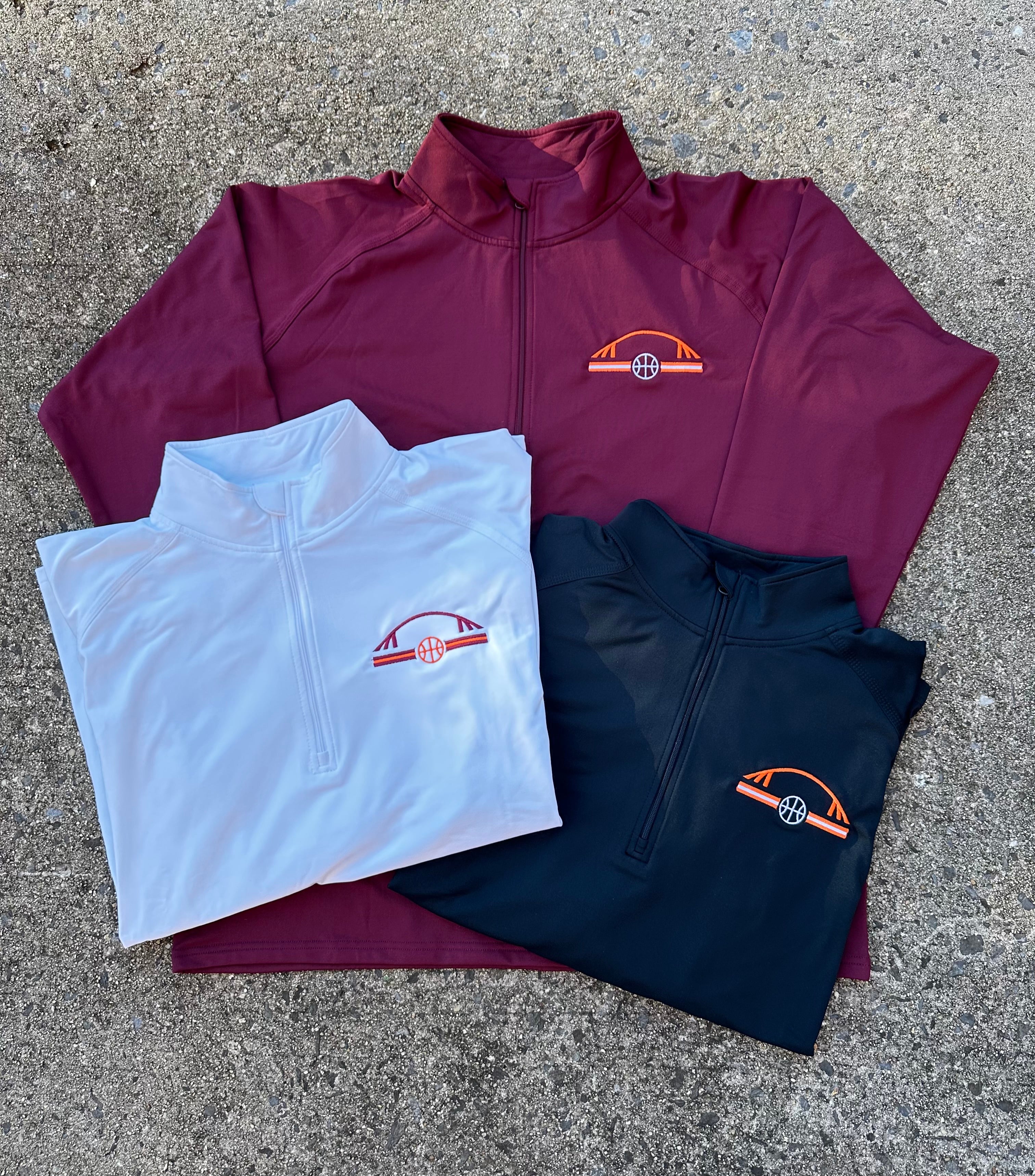 Cassell Arch Basketball Quarter-Zip – The SWVA Shop