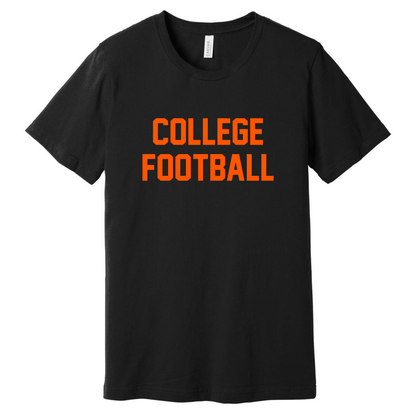 College Football Short/Long Sleeve Shirt