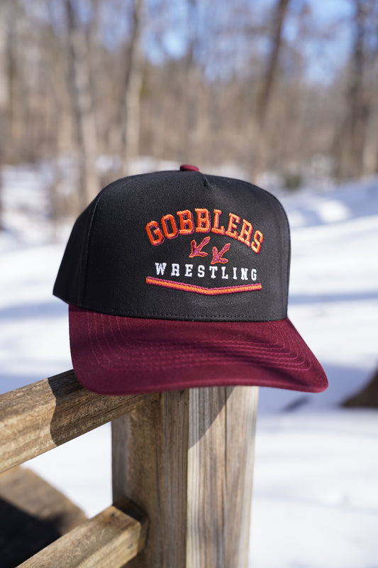 Gobblers Wrestling Hat (Black/Maroon) - LIMITED EDITION