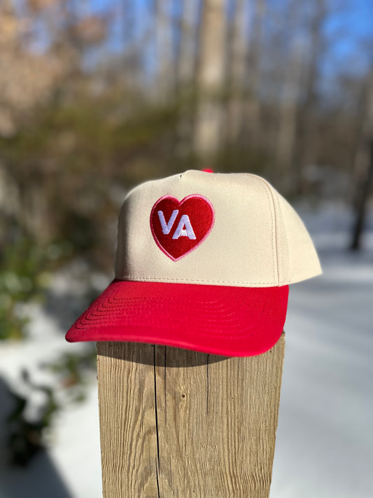 Virginia Heart Hat - Valentine's Day Edition