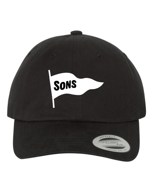 PRE-ORDER: Sons of Saturday - Flag Baseball Hat (Embroidered)