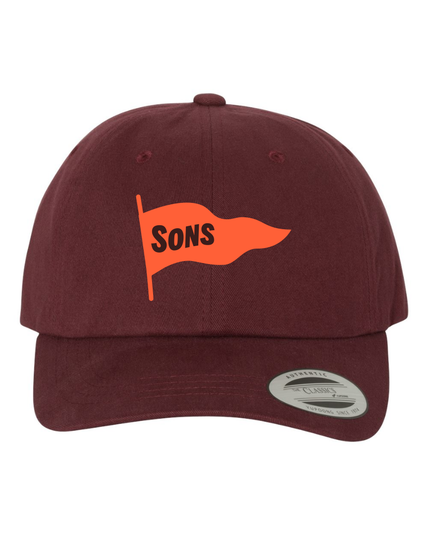 PRE-ORDER: Sons of Saturday - Flag Baseball Hat (Embroidered)