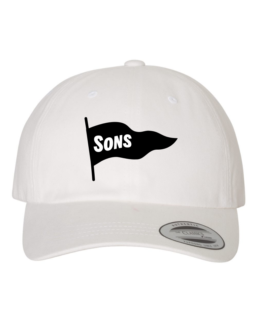 PRE-ORDER: Sons of Saturday - Flag Baseball Hat (Embroidered)