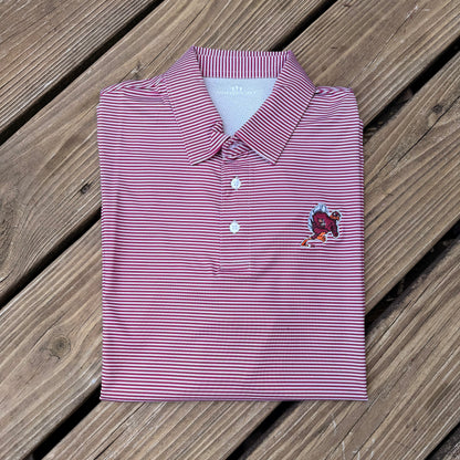 HokieBird Football Mascot Embroidered Polo (Virginia Tech)