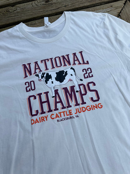 National Champs '22 - Dairy Cattle Judging Shirt (3XL) - SALE