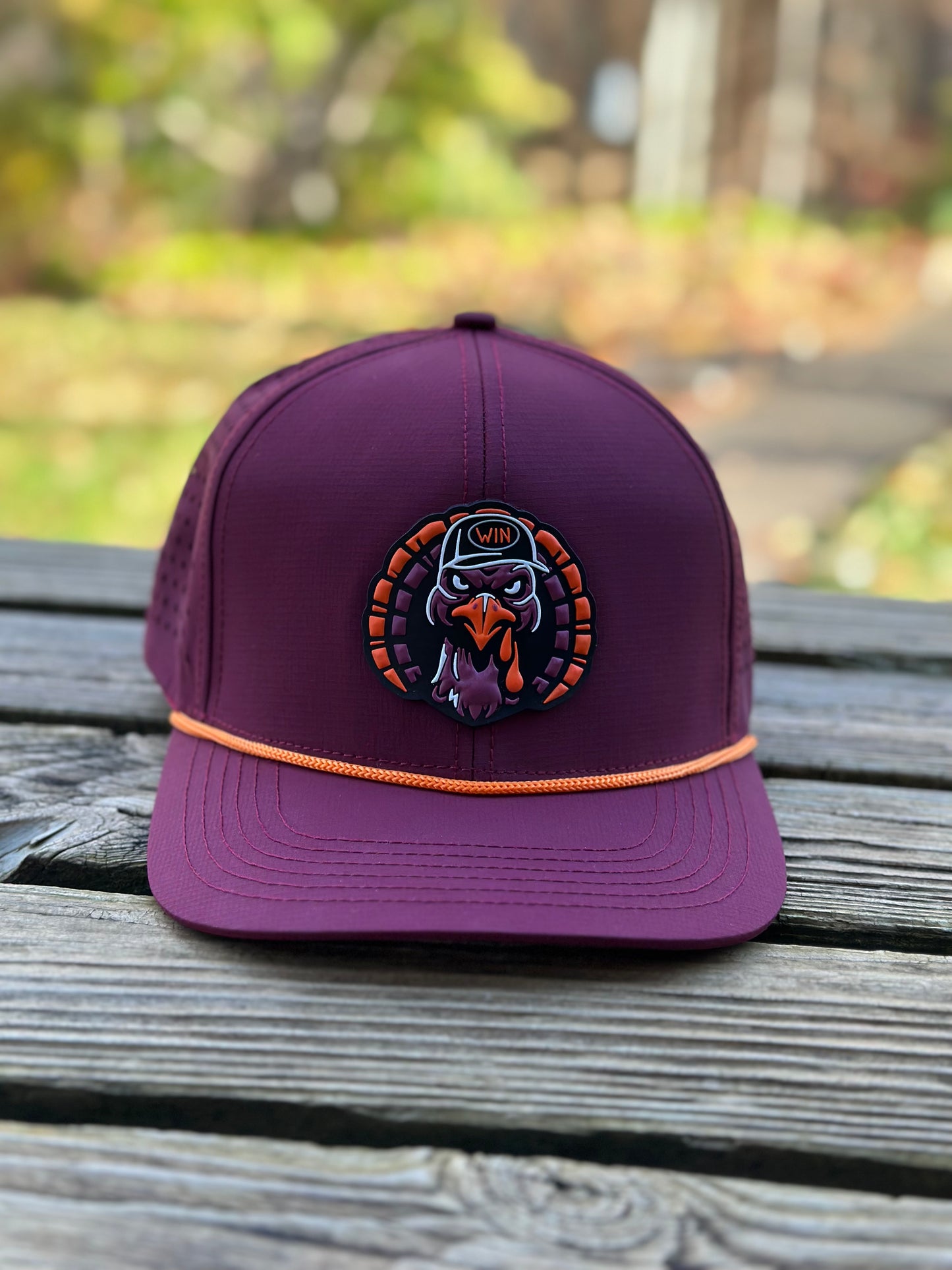 Turkey with WIN Rubber Patch Hat - Performance (LIMITED EDITION)