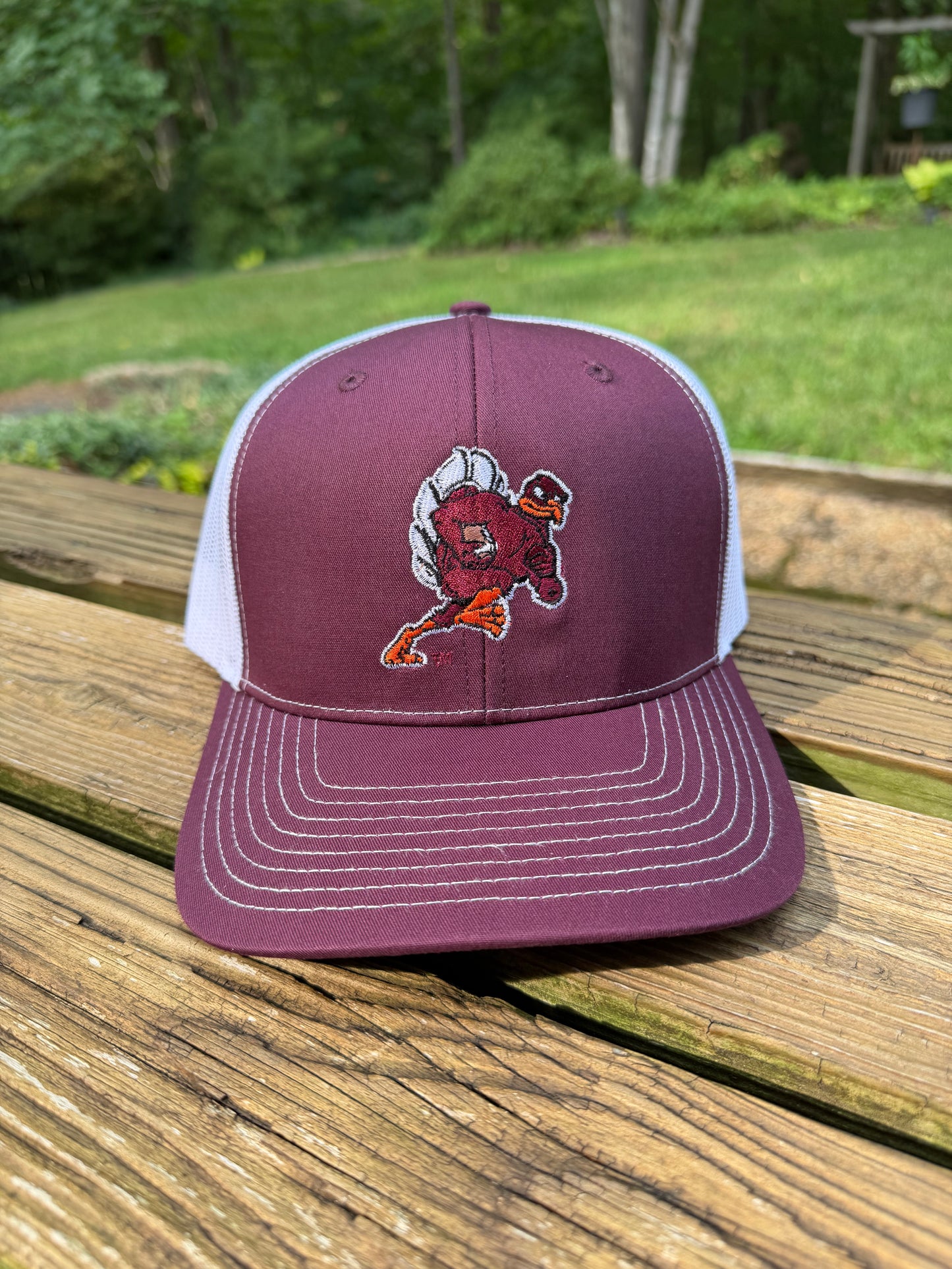 HokieBird Football Mascot Embroidered Hats (Virginia Tech)