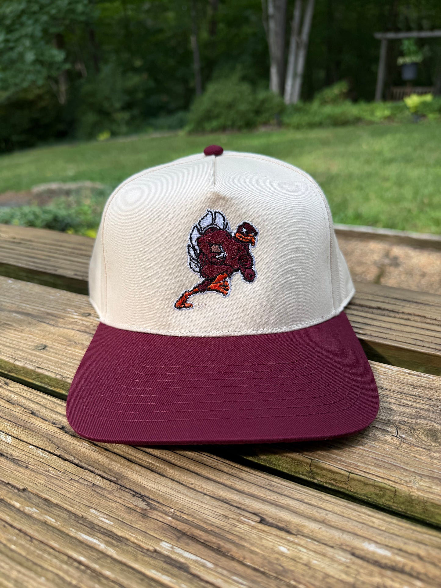HokieBird Football Mascot Embroidered Hats (Virginia Tech)
