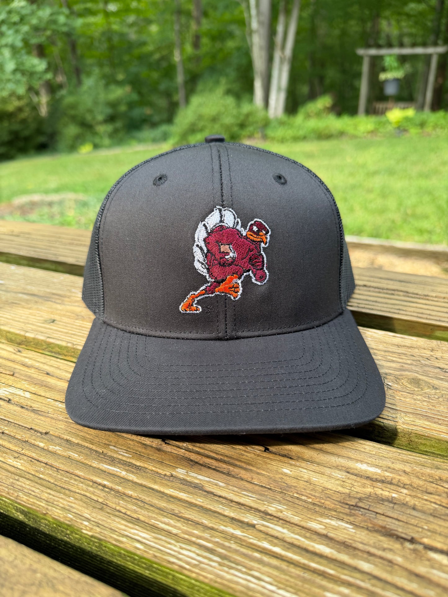 HokieBird Football Mascot Embroidered Hats (Virginia Tech)