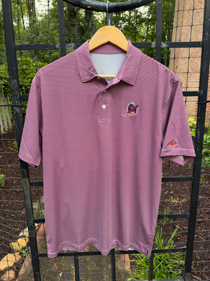 HokieBird Football Mascot Embroidered Polo (Virginia Tech)