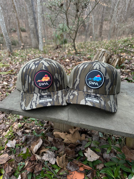 PRE-ORDER: SWVA Patch Hat - Bottomland Camo