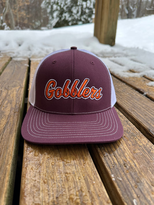 Gobblers - Maroon/White Trucker Hat