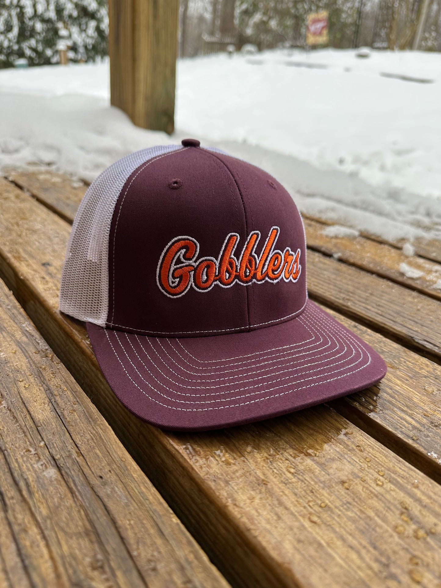 Gobblers - Maroon/White Trucker Hat