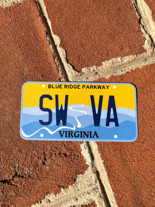 SWVA - Blue Ridge Parkway License Plate Sticker