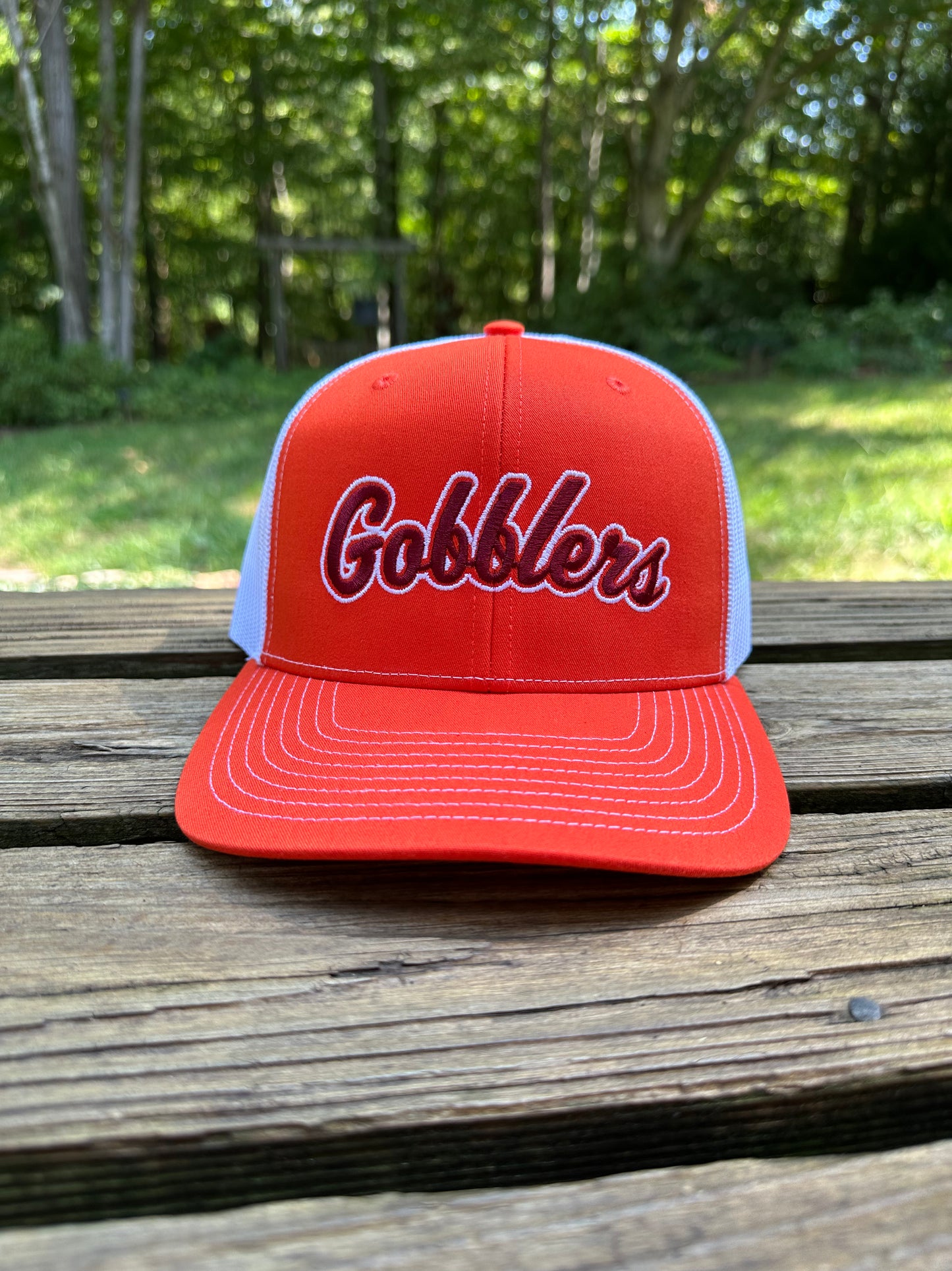 Gobblers - Orange/White Trucker Hat